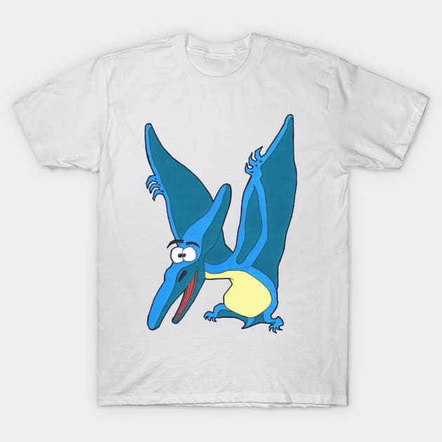 Terence the Pterodactyl (dinosaur No3) T-Shirt by SpencerHart
